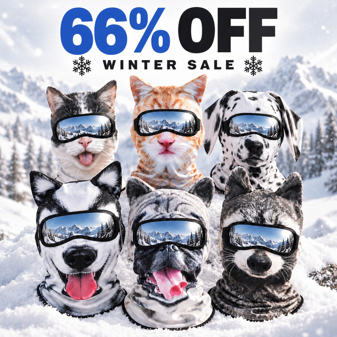 Furclava Ski Masks - 66% OFF Winter Sale